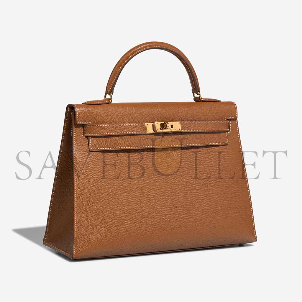 HERMÈS KELLY SELLIER 32 EPSOM GOLD (32*23*10.5cm)